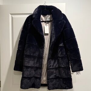 NWT Soia & Kyo Joan Faux Fur Jacket